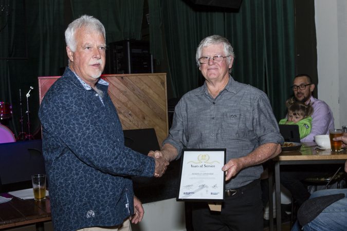 Auckland Cranes Long Service Awards Ceremony